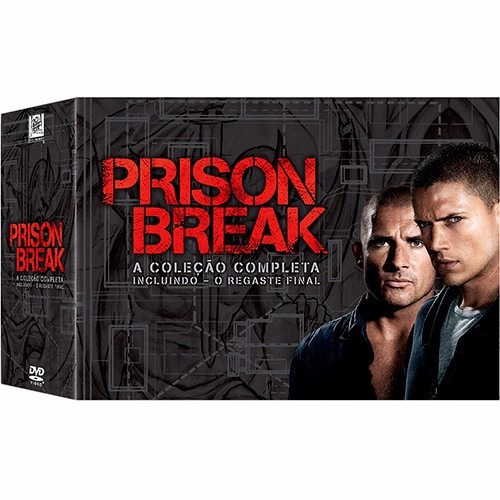 Dvd Box Prison Break Completa + O Resgate Final 23 Disco R 220