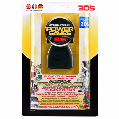 Action Replay Power Saves 2ds 3ds Pokemon R 97,49 em Mercado Livre