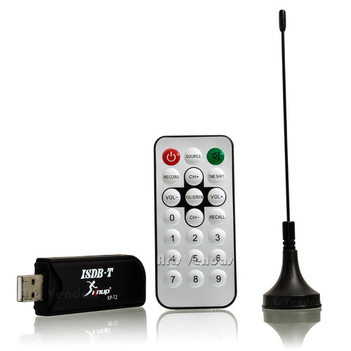 Adaptador Receptor Tv Digital Usb Para Pc Notebook Dtv Hd R 88,92 em