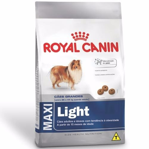 Ração Royal Canin Maxi Light Para Cãe Adultos 15 Kg R 224,99 em