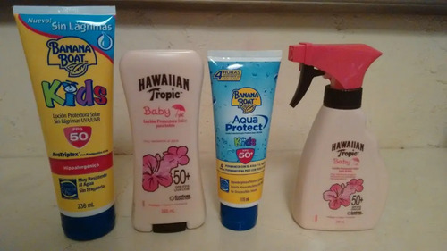 Bloqueador Protector Solar Bebes Y Niños Crema Spray 50 Fps+ 100.00