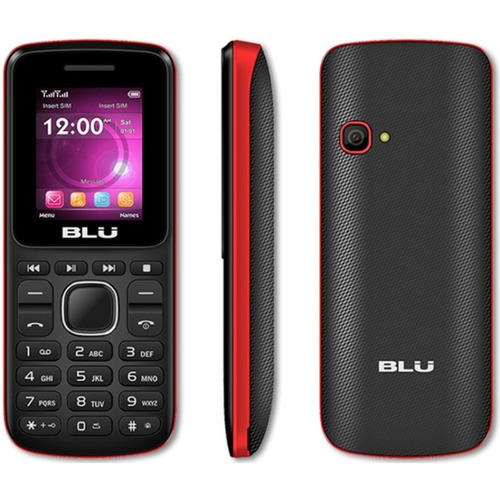 Celular Simples Barato Blu Z3 2 Dual Chip Mp3 Teclado Grande R 97,99