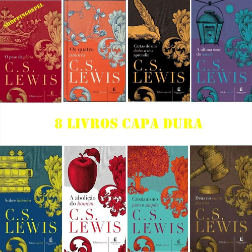Kit C.s. Lewis 8 Livros Cartas De Um Diabo A Seu Aprendiz E R 189,48