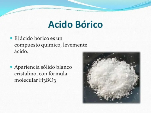 Acido Borico Polvo Saco 25kg Con Envio! 1,350.00 en Mercado Libre