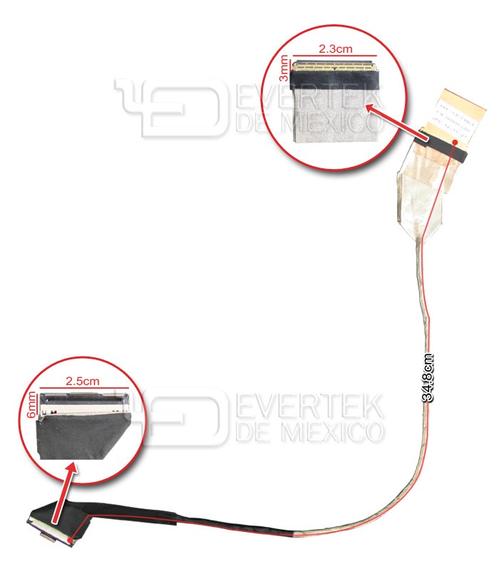 Cable Flex Nuevo Para Lcd Compaq Presario Cq56 Cq62 Hp G56 245.00