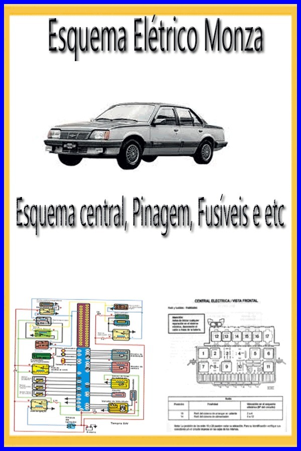 Esquema Elétrico Monza R 49,99 em Mercado Livre