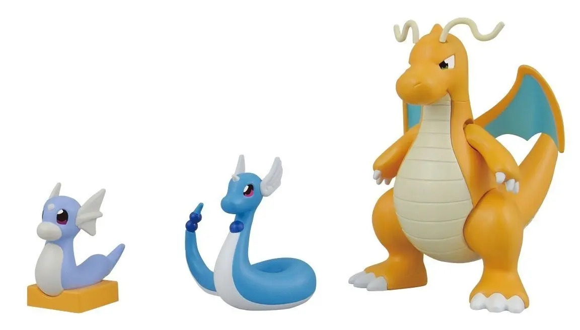 Pokemon Evolution Plastic Model Dragonite 899.00 en Mercado Libre