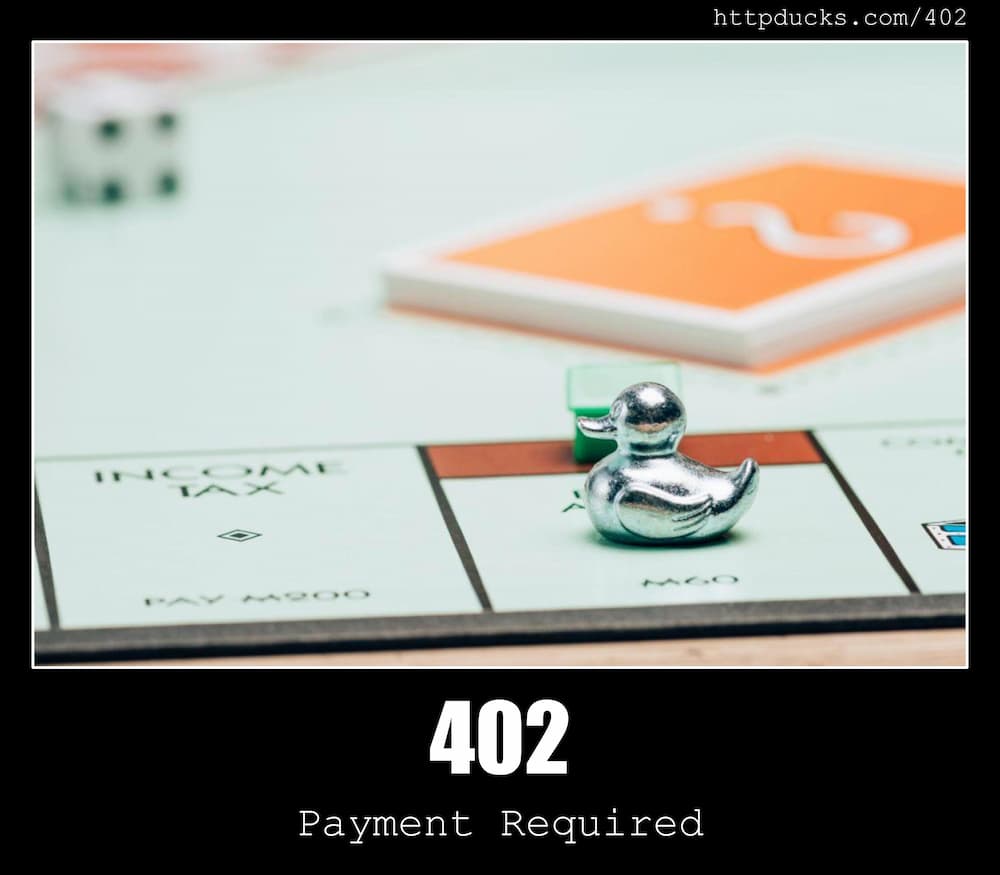 402 Payment Required - HTTP status code and cats!