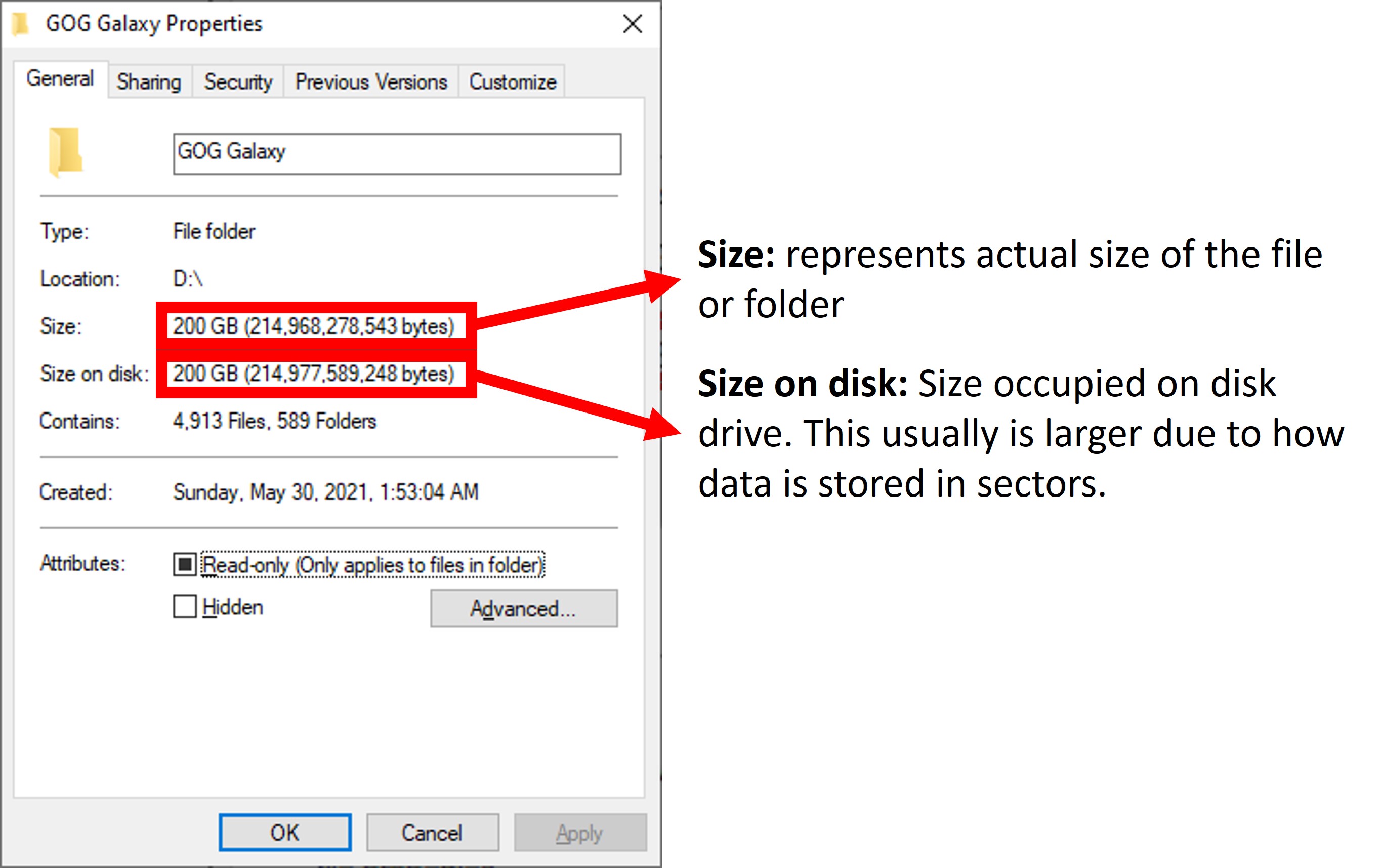 Why is hard drive free space less than advertised capacity? HTWingNut
