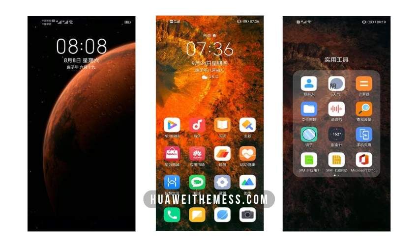 Super Mars Theme for EMUI, HarmonyOS and MagicUI Download EMUI Themes