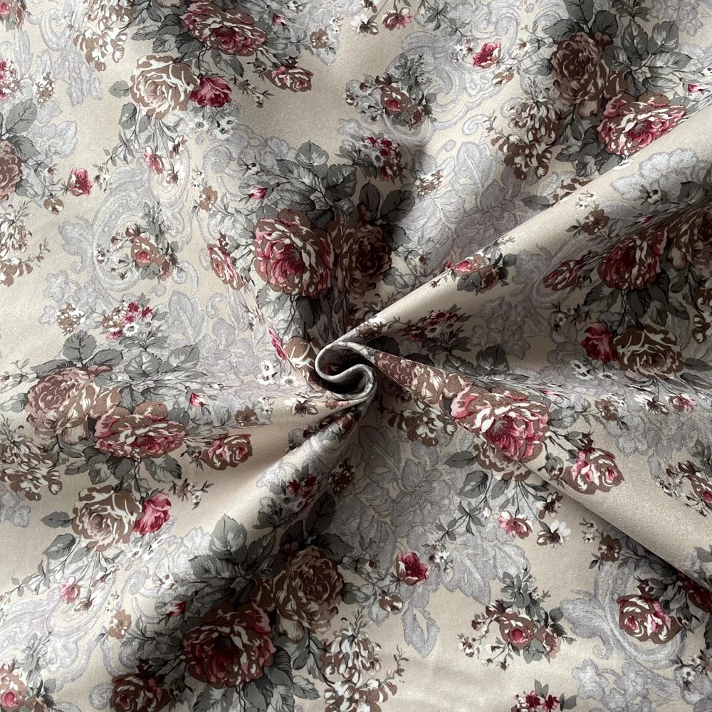 Flower pattern printed sofa upholstery velvet fabrics Huayeah Textile