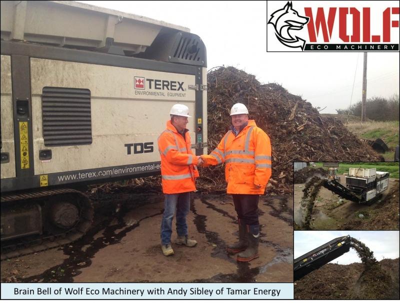 Tamar Energy invest in a Terex Environmental Equipment shredder Hub4