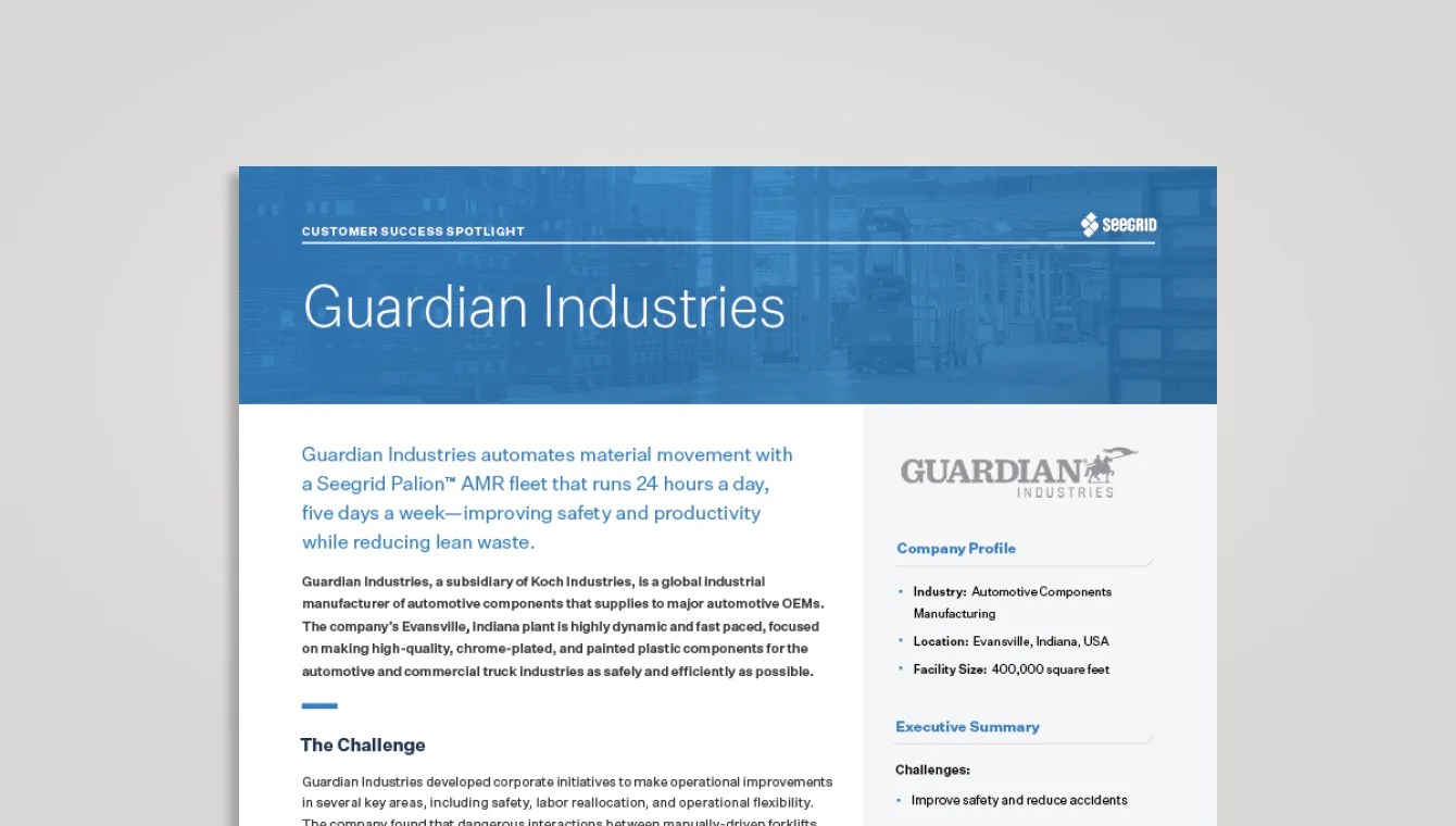 Guardian Industries Customer Story Seegrid