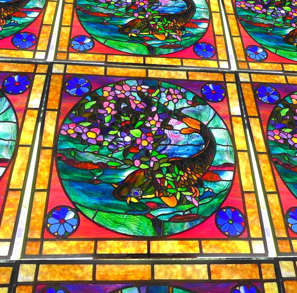 Koi Huba Stained Glass