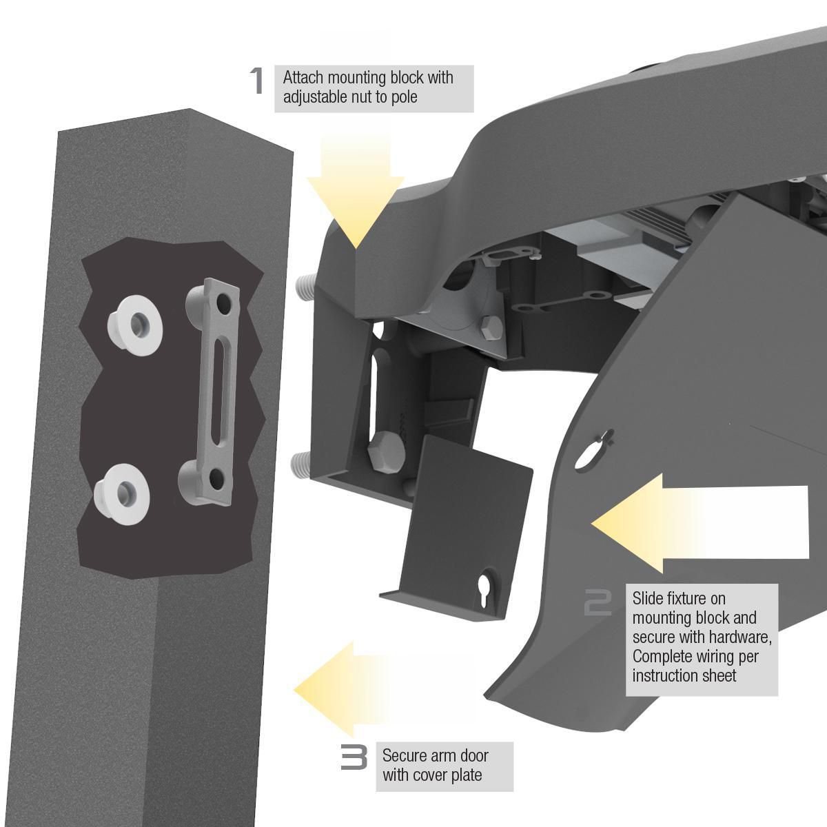 Airo Micro Strike Hubbell Outdoor Lighting