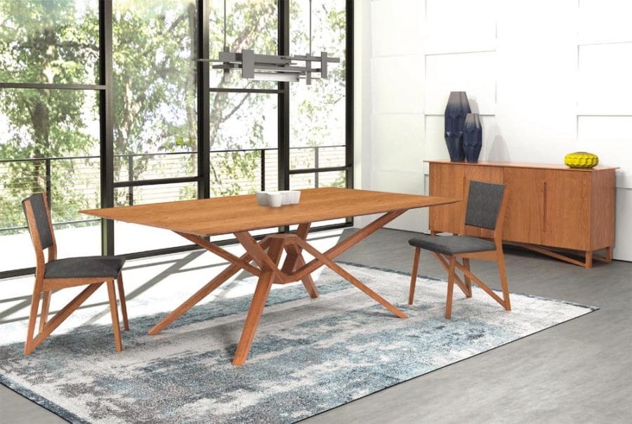 Exeter Fixed Top Table Hubbingtons Furniture