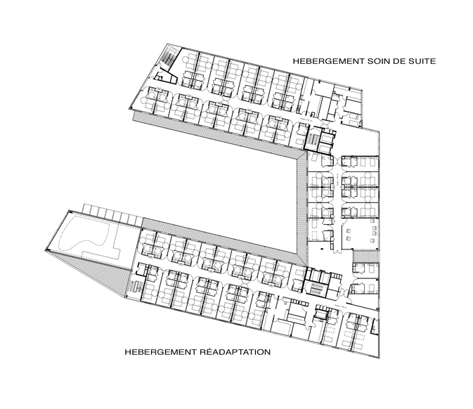Centre de soins de suite, Le Bourget (93) Hubert & Roy Architectes
