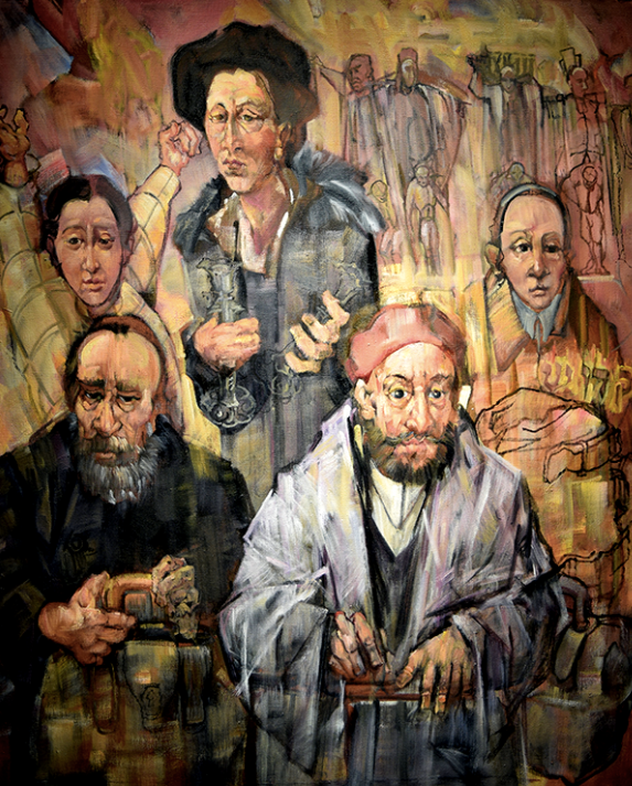 Lamed Vav Paintings by Peter Leventhal HUC