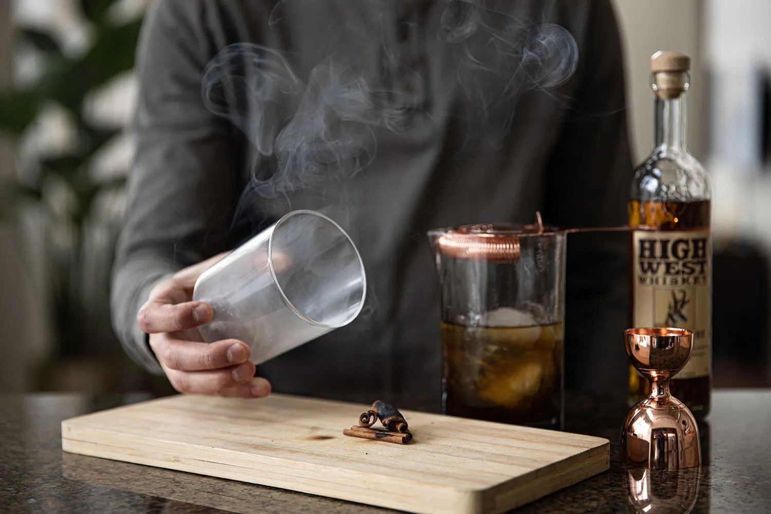 Bourbon Smokey Peaks Recipe Huckberry