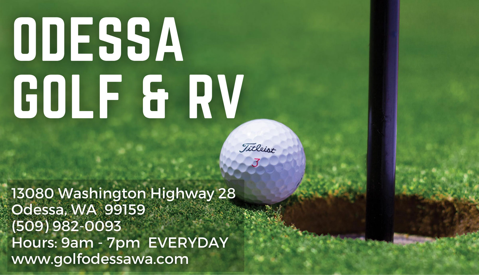 Odessa Golf and RV Huckleberry Press