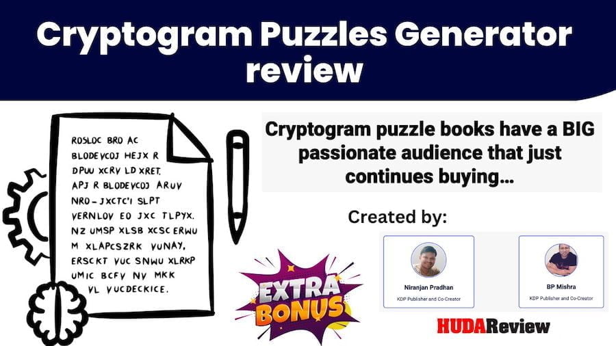 Cryptogram Puzzles Generator Review Huge Bonus OTOs