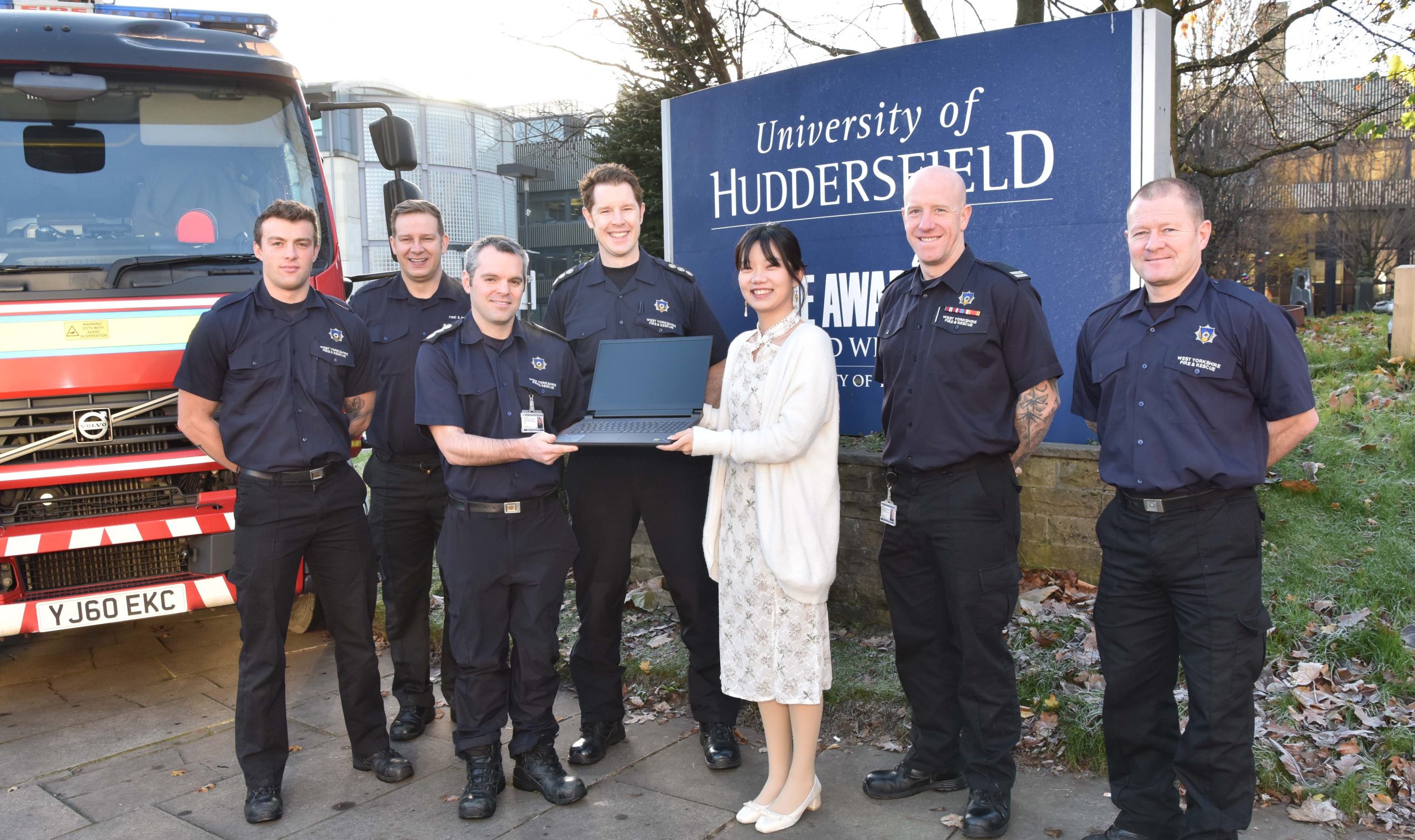 University of Huddersfield student wins laptop in competition to