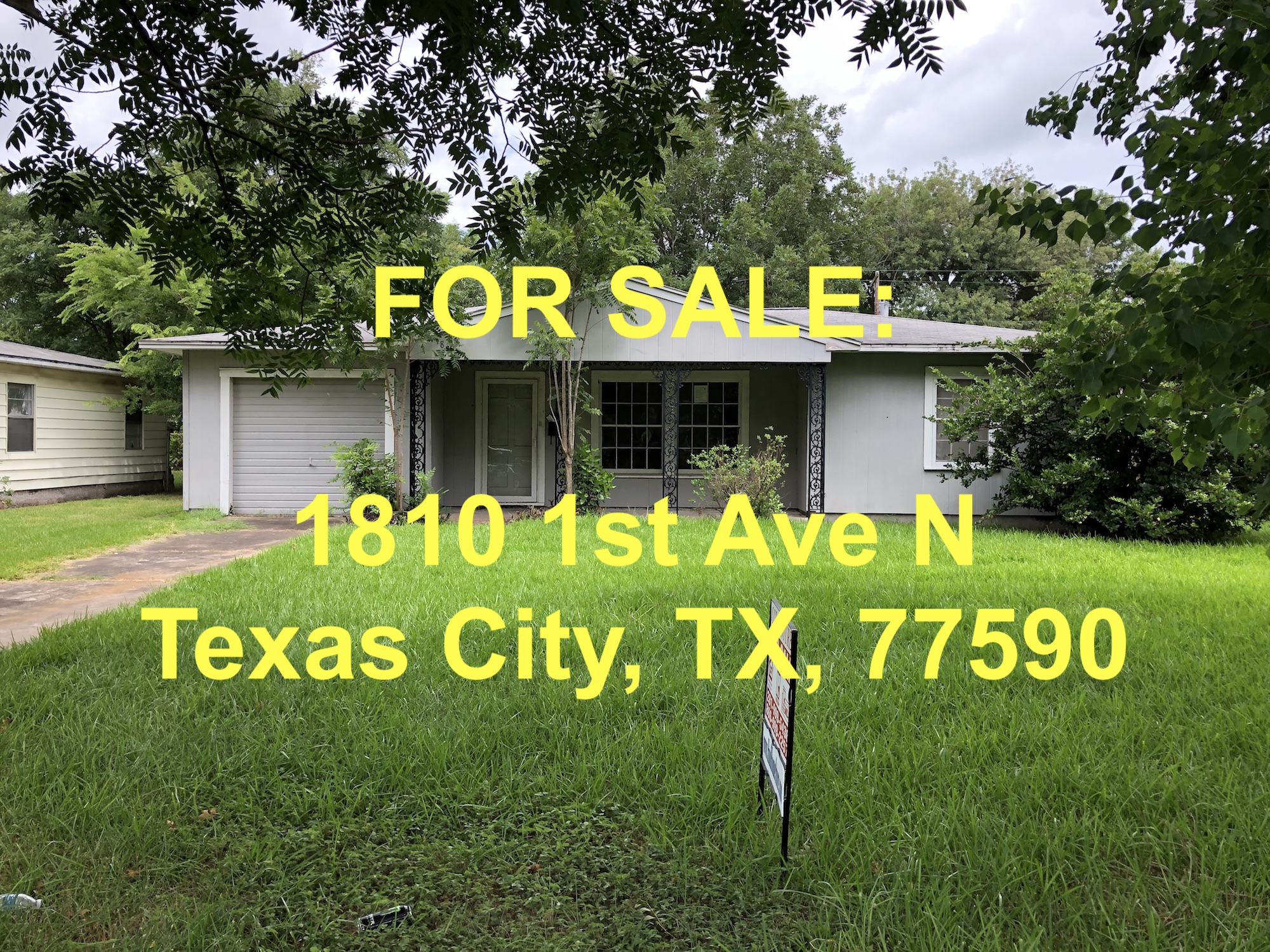 Texas City HUD Homes 1810 1st. Ave N. HUD Home Virtual Tours