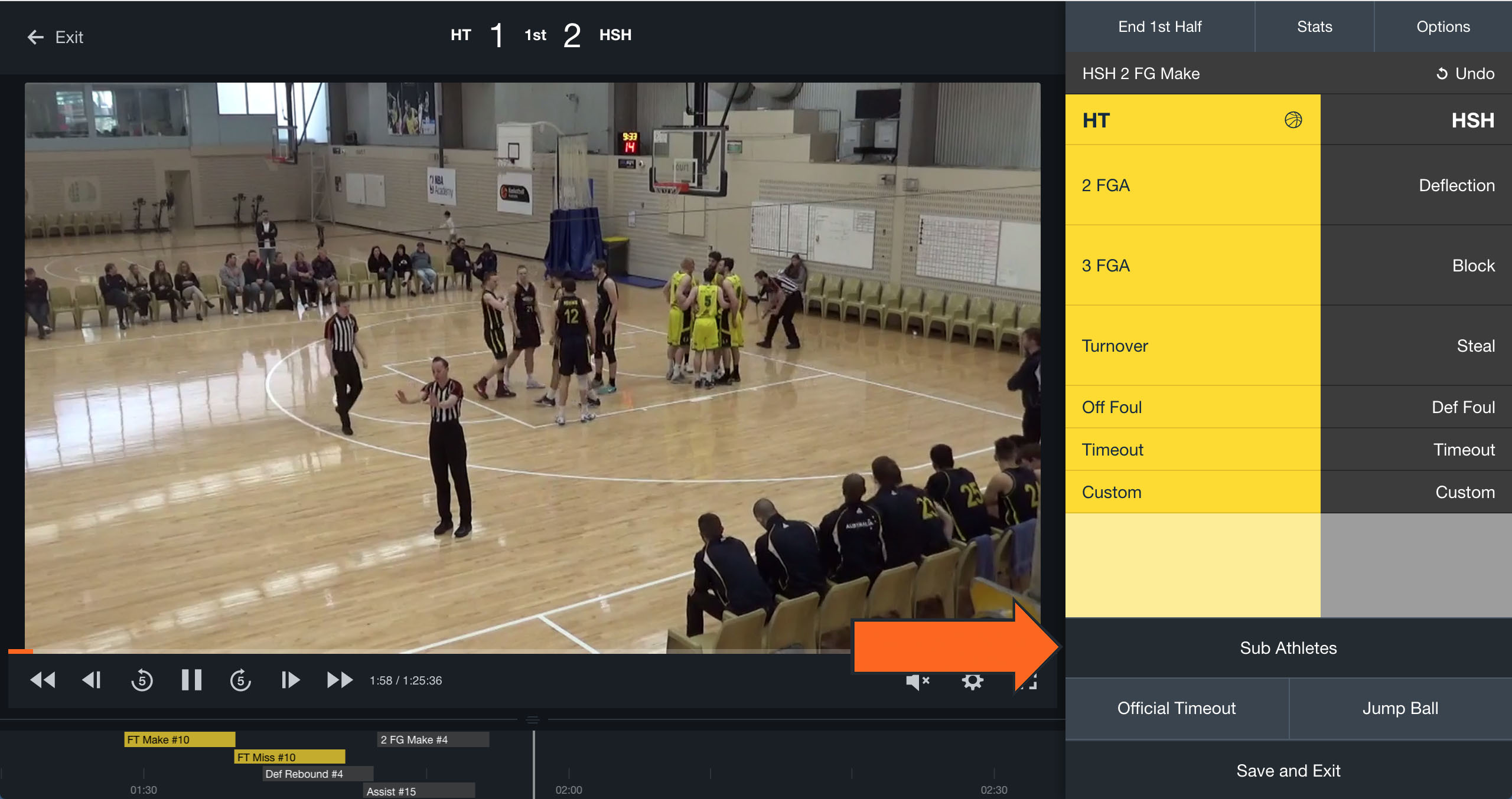 Basketball Tag Video after the Game Hudl Support
