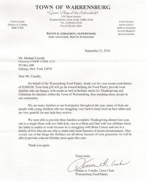 Hudson Coop Donations Discount Propane Discount Fuel Oil