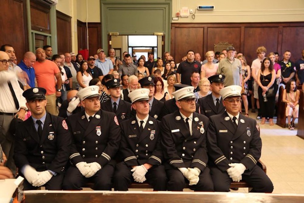 Hoboken Holds Fire Department Promotion Ceremony Hudson TV