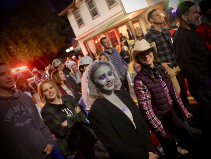 Halloween was a real treat and at its peak in New Paltz Hudson Valley One