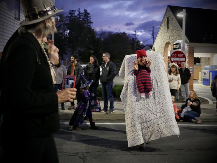 Halloween was a real treat and at its peak in New Paltz Hudson Valley One