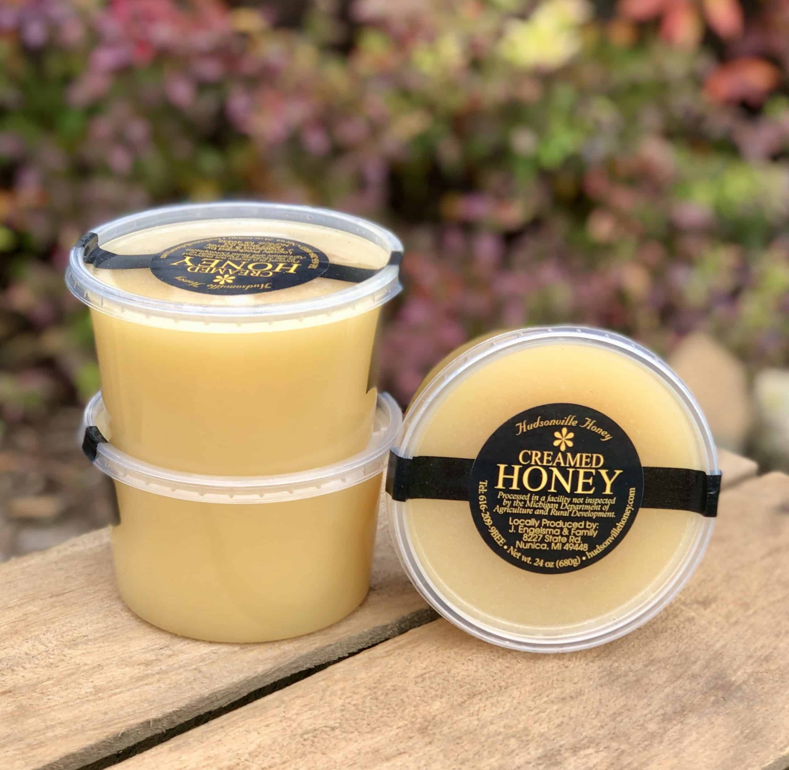 Michigan Creamed Honey 24 oz Plastic Tub (3 Pack