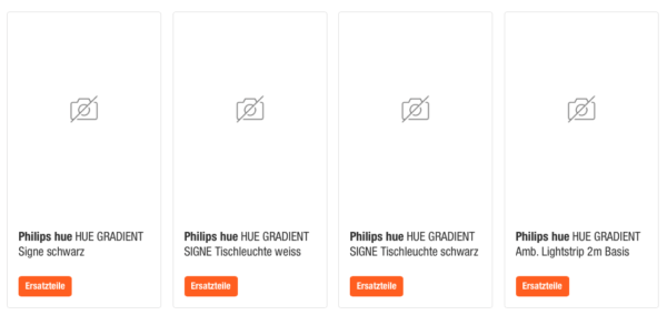 Even more gradient Philips Hue also makes the Signe colourful