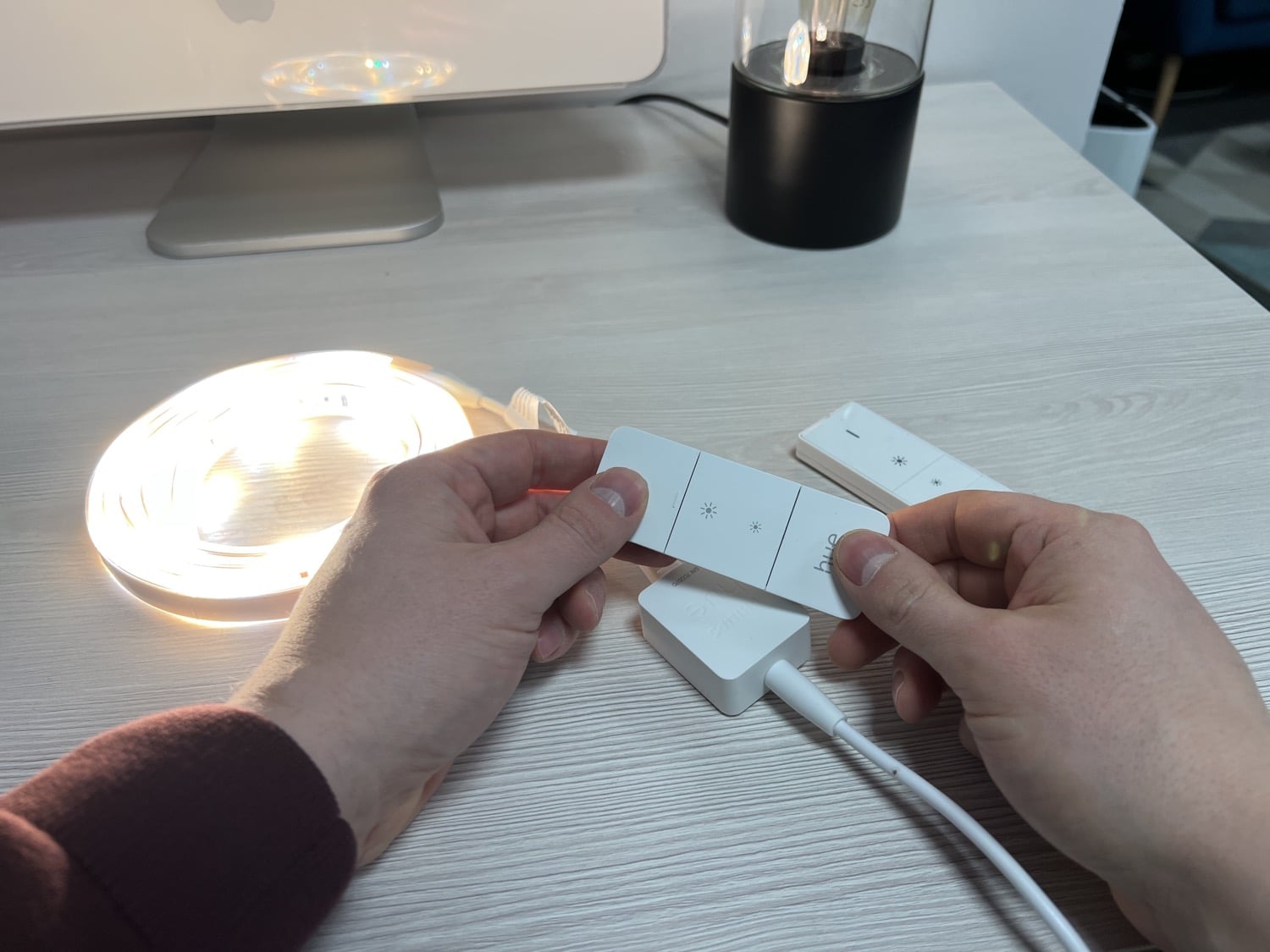 Resetting Philips Hue lamps with the new dimmer switch