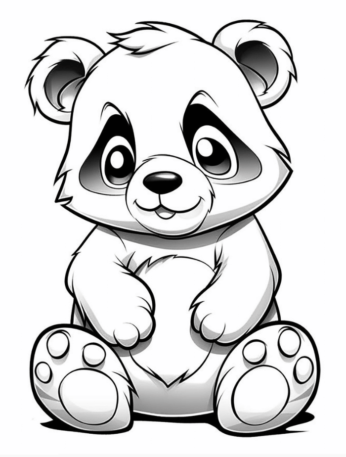 Panda Coloring Pages Hue Therapy Panda Coloring Pages Hue Therapy