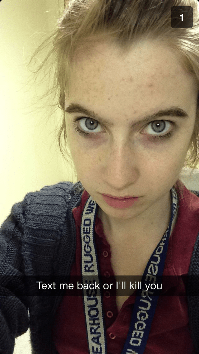 Get SnapChat they said, you'll get nudes from her they said.