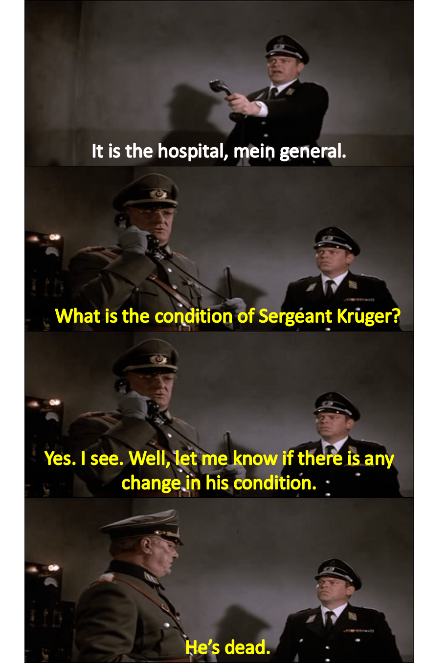 From Top Secret! one of the funniest films ever (sauce in comments)