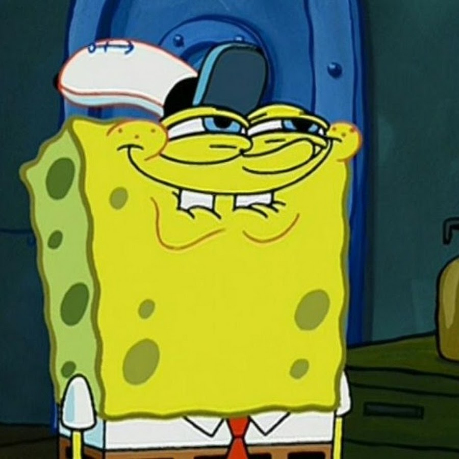 Ten minutes into spongebob and chill and he gives you this look.