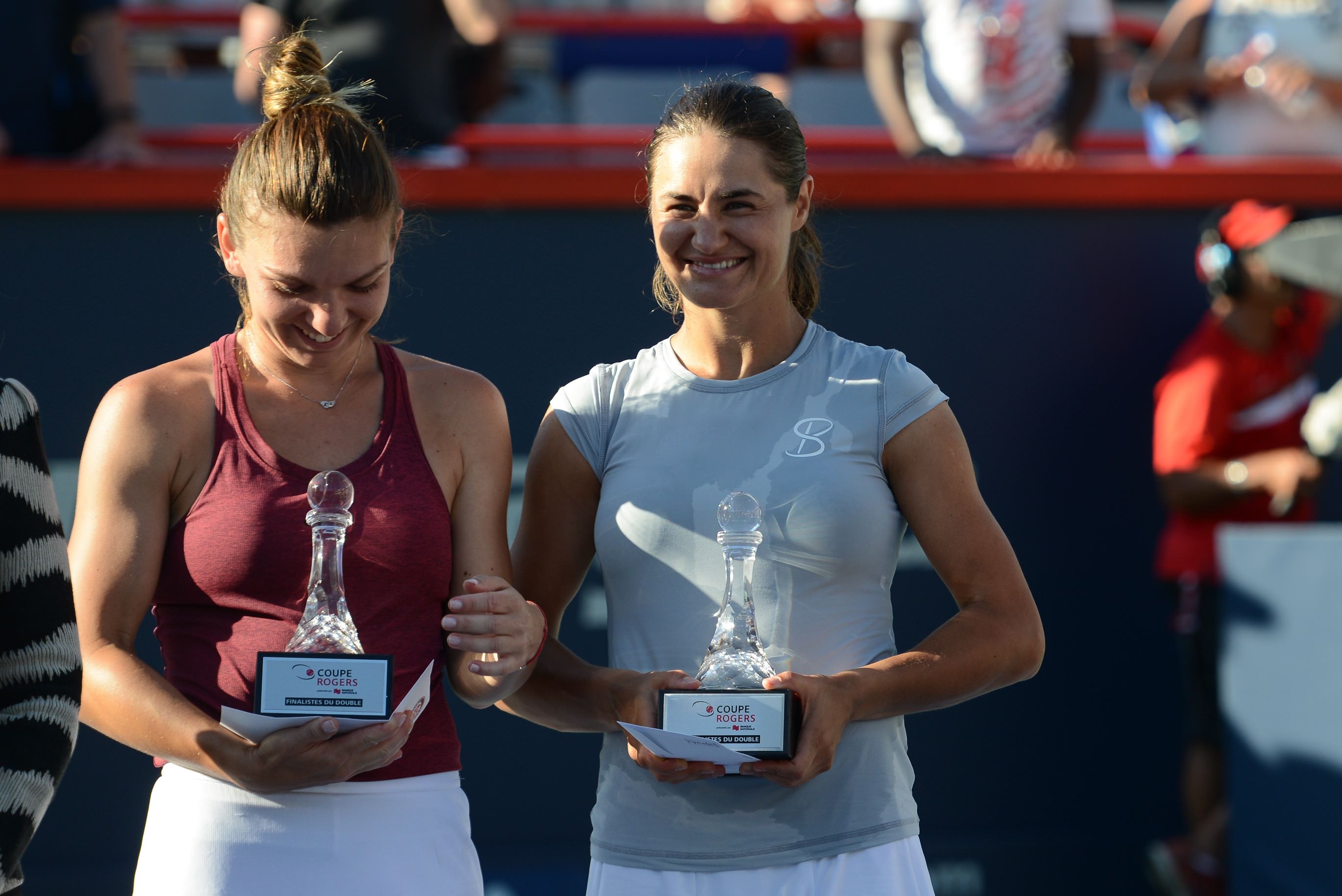 Nobody beats Canadians in hospitality. Their trophy for female winners