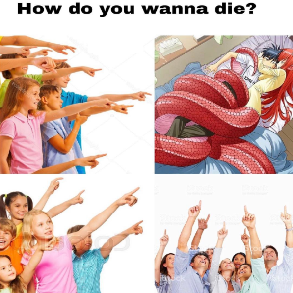 Death by snake snu snu
