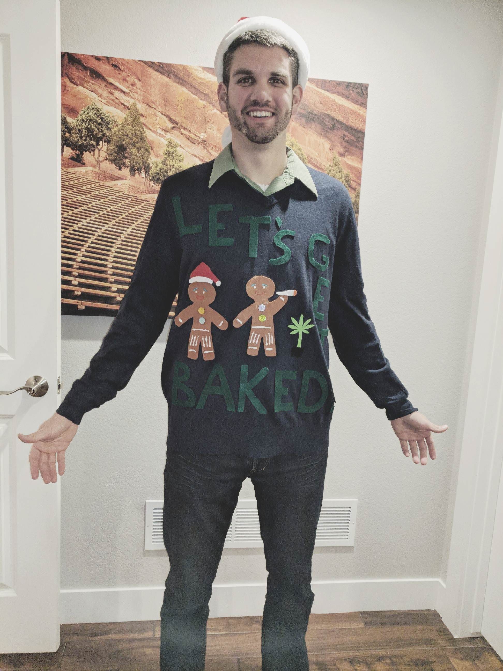 My friend's homemade Christmas sweater