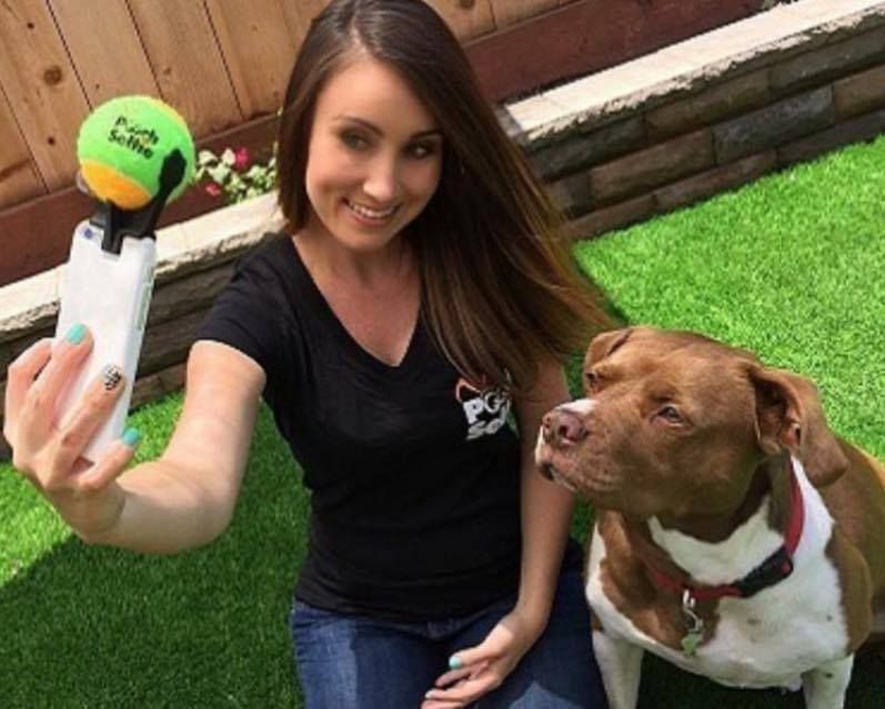 How to take a selfie with your dog.....
