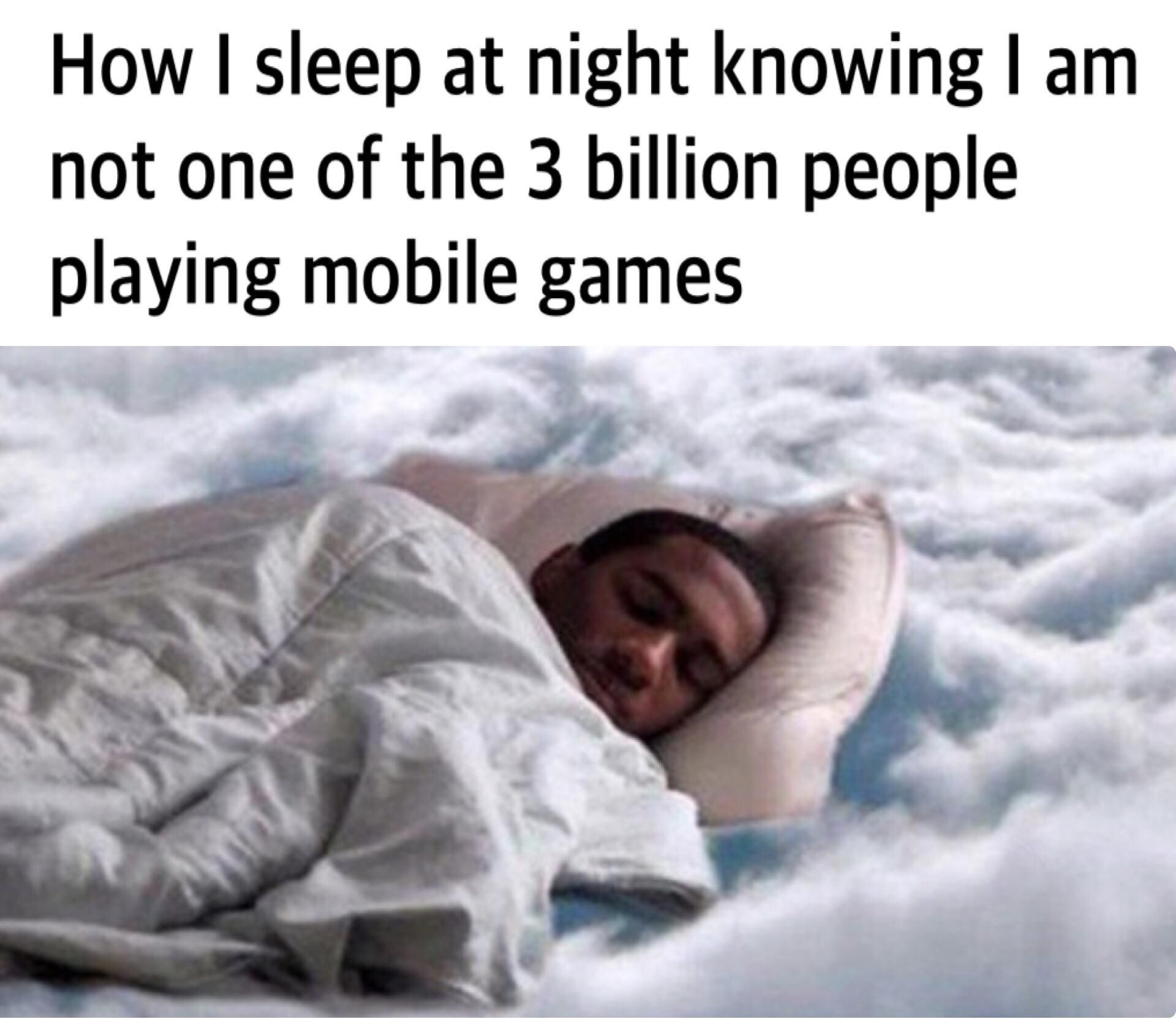 reason why i always sleep well