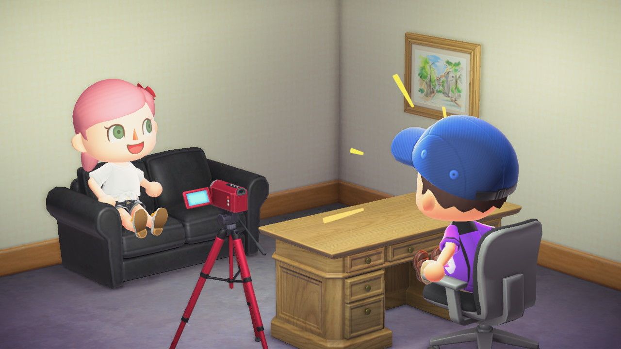 One of my Animal Crossing photo sessions.