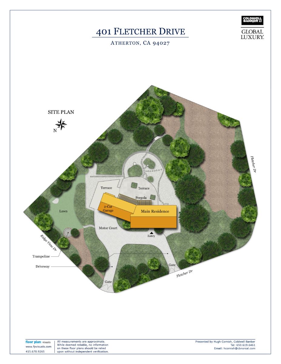 401 Fletcher Drive, Atherton Hugh Cornish Real Estate of Atherton