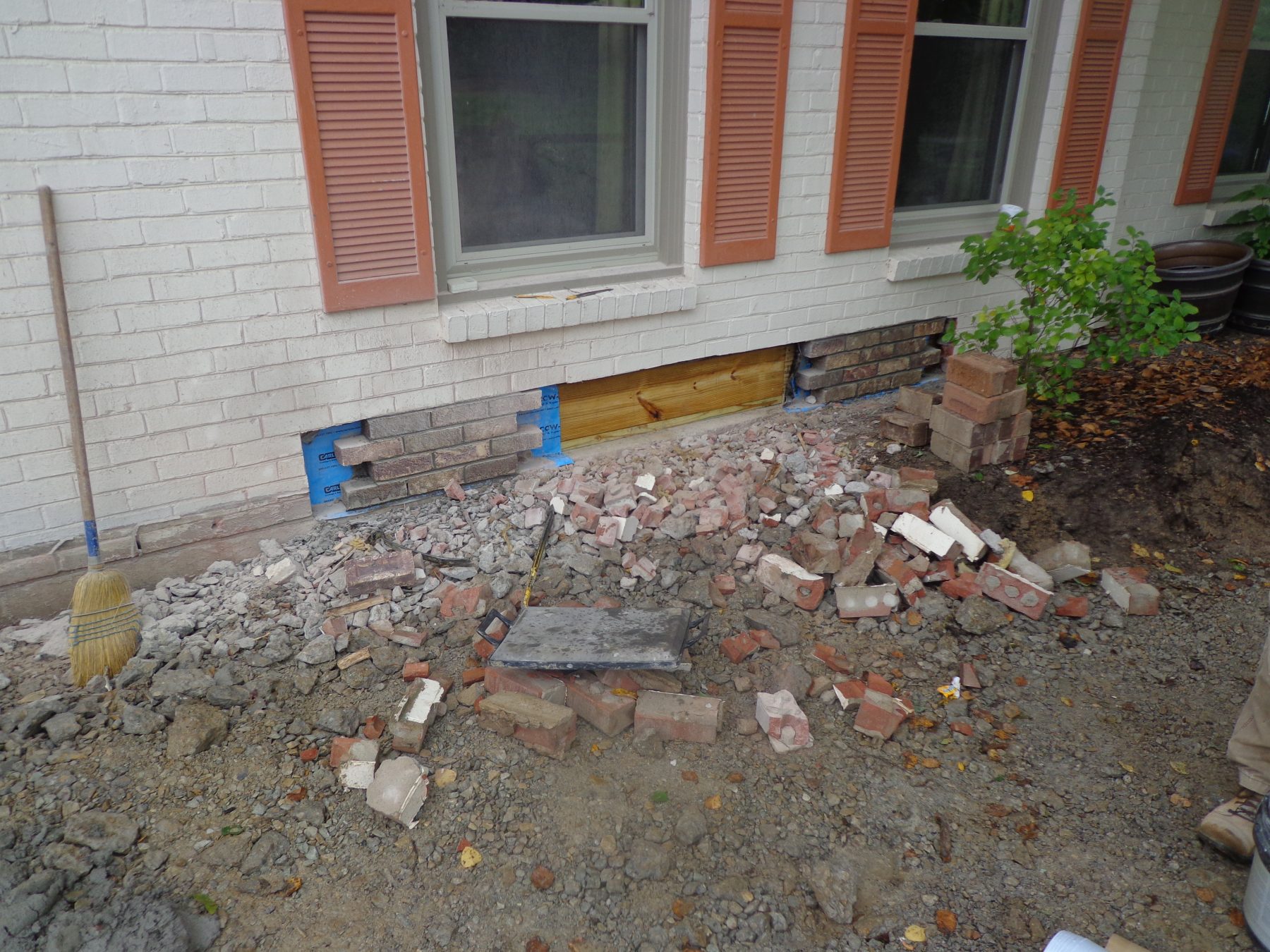 Band Board Replacement and Flashing Install, Indiana Hughes Construction