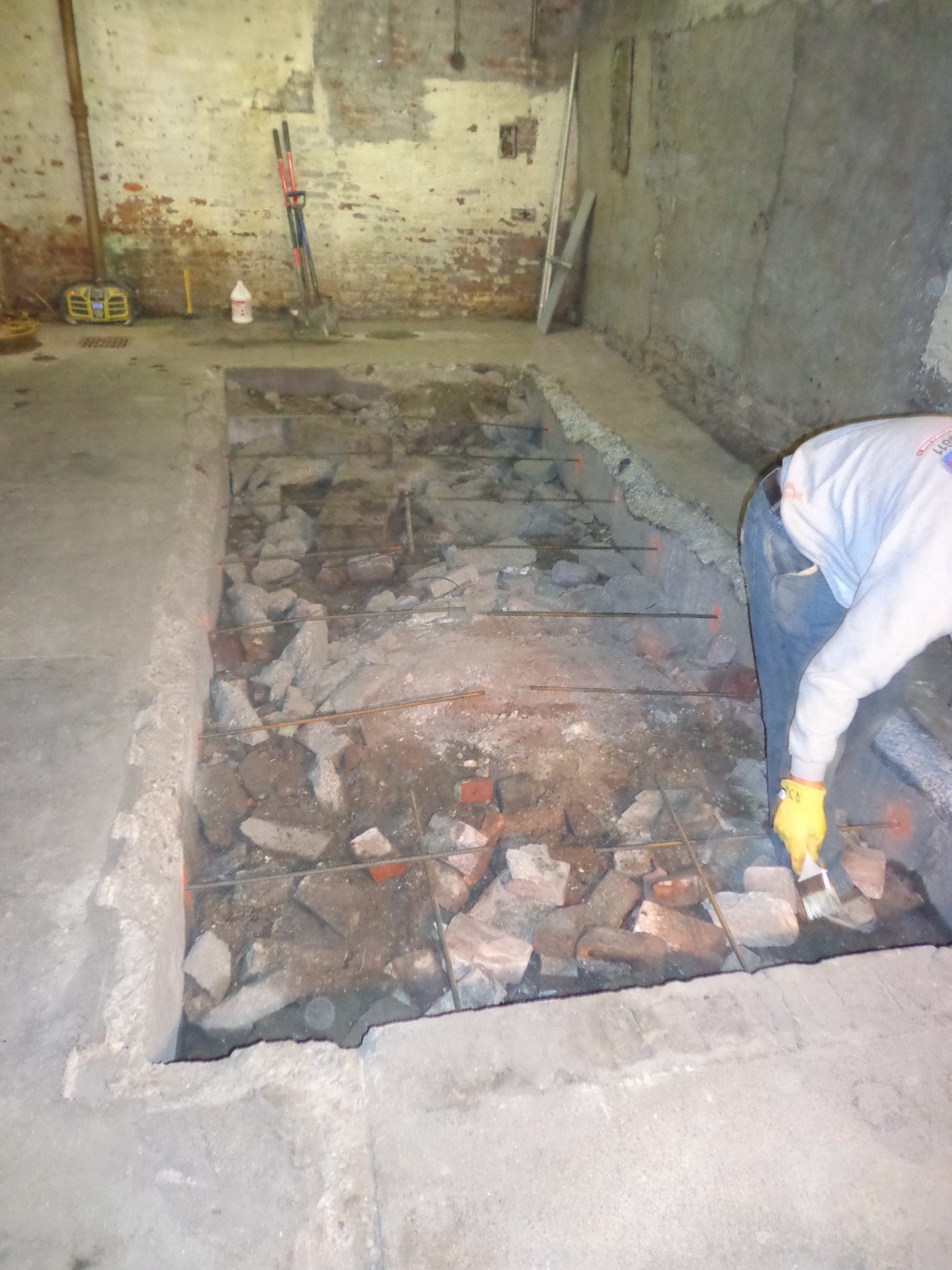 Basement Concrete Floor Repair, Cincinnati Ohio Hughes Construction
