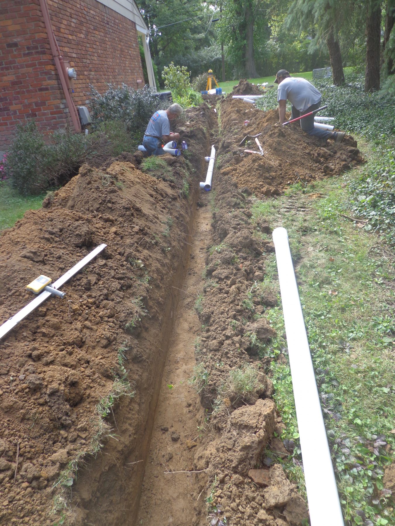 Drainage Solution, Cincinnati Ohio Hughes Construction