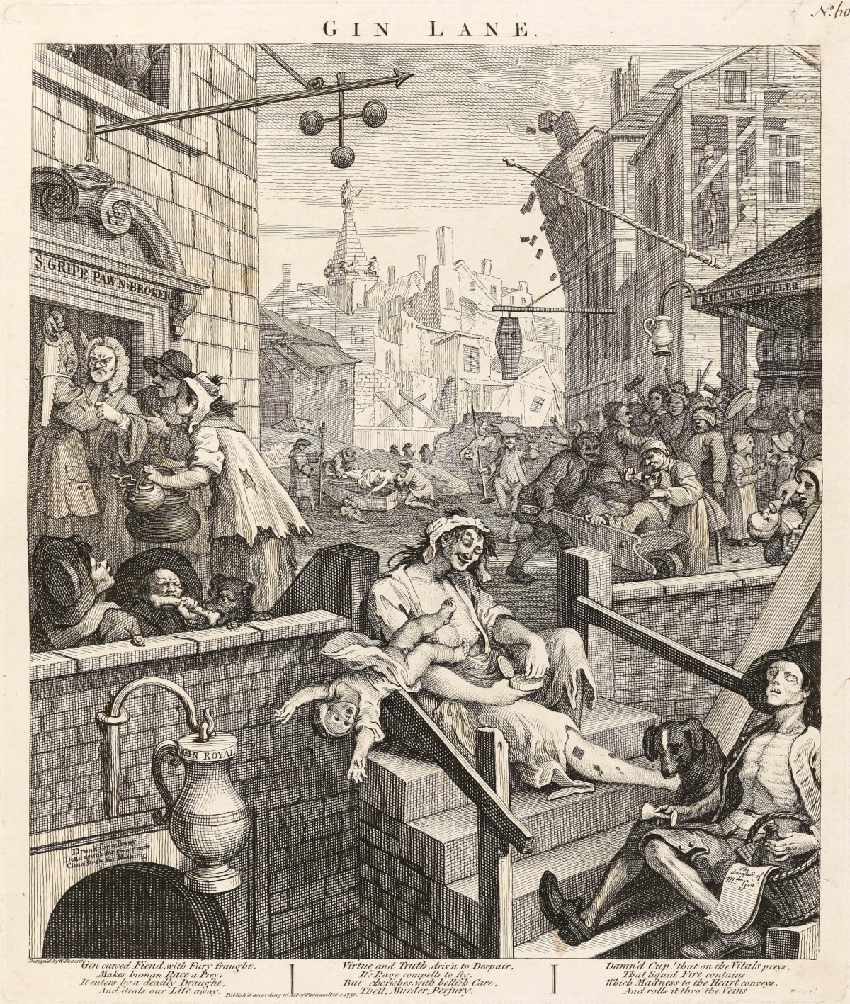 3.0 Beer Street & Gin Lane Illustration